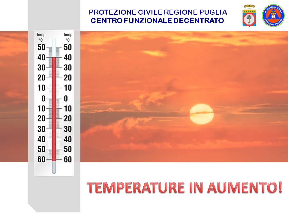 Ondata di calore nella giornata di domani